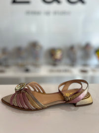 Ombre Sandal with Crystal