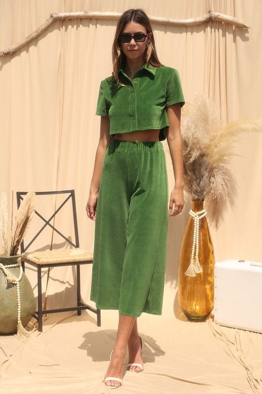 Green Capris Pants  z•aa Women's Clothes St. Petersburg – z•aa dress up  studio