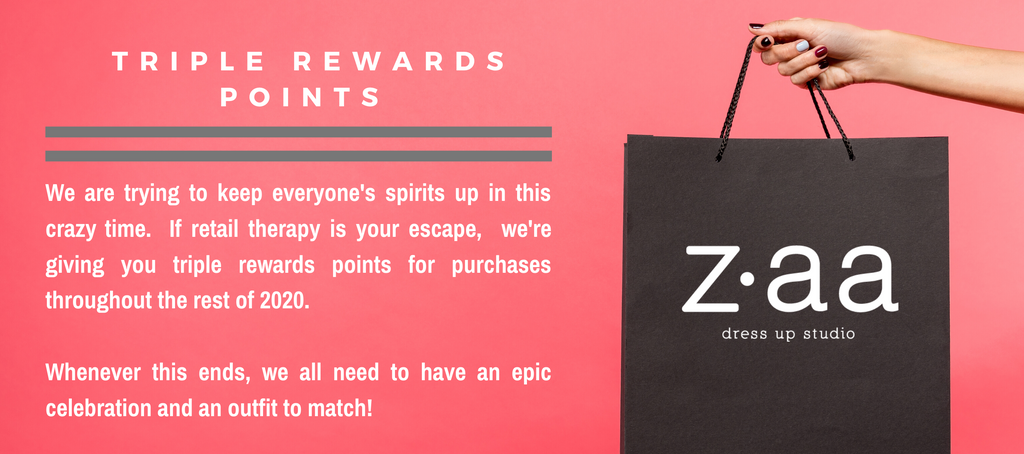 Triple Rewards Points for 2020!