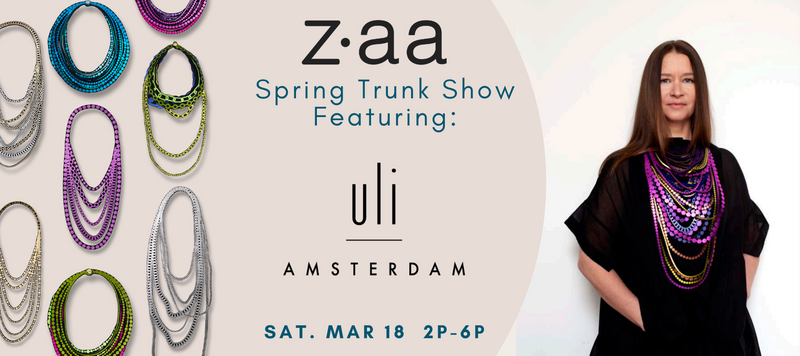 Spring Trunk Show with Uli Amsterdam - March 18th