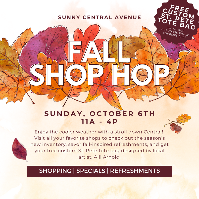 Fall Shop Hop 2024  Downtown St. Pete