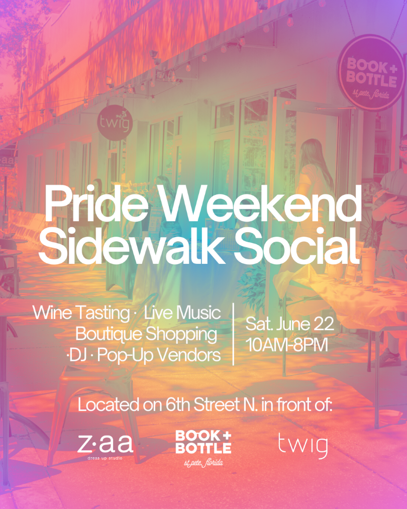 Things to Do in St. Pete - Pride Weekend Sidewalk Social