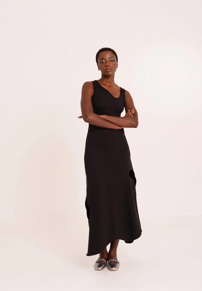 Toxic Maxi Dress with Removable Sleeves