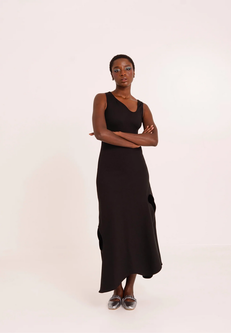 Toxic Maxi Dress with Removable Sleeves