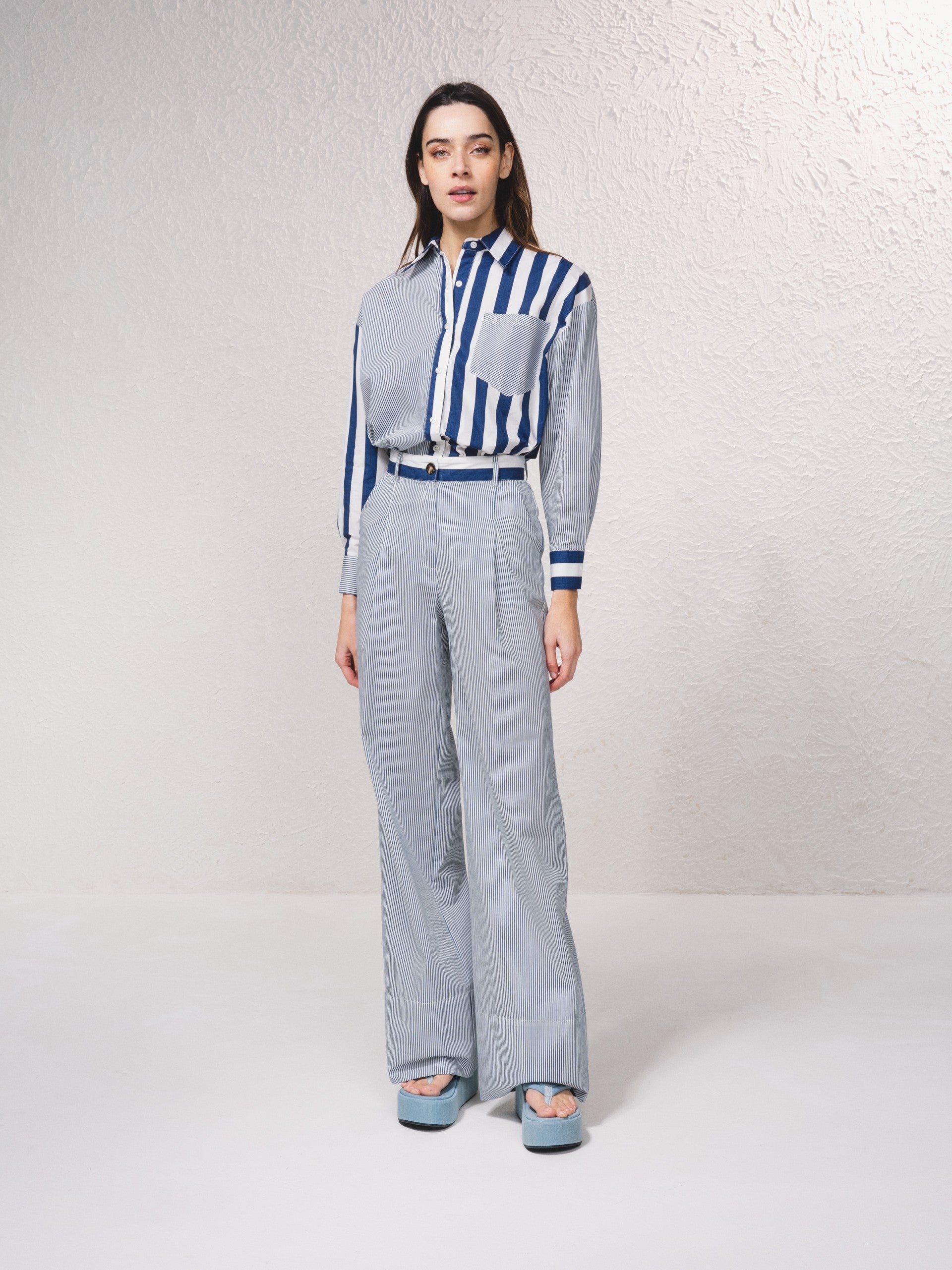 パンツ AVANDRESS Herringbone Straight Pants OATMEAL AD43PT41OT Women's Jeans, Pants, Skirts & Shorts | z.aa Downtown St