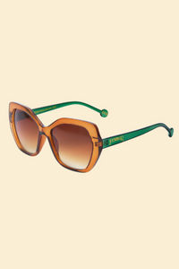 Brianna Mandarin/Sage Sunglasses
