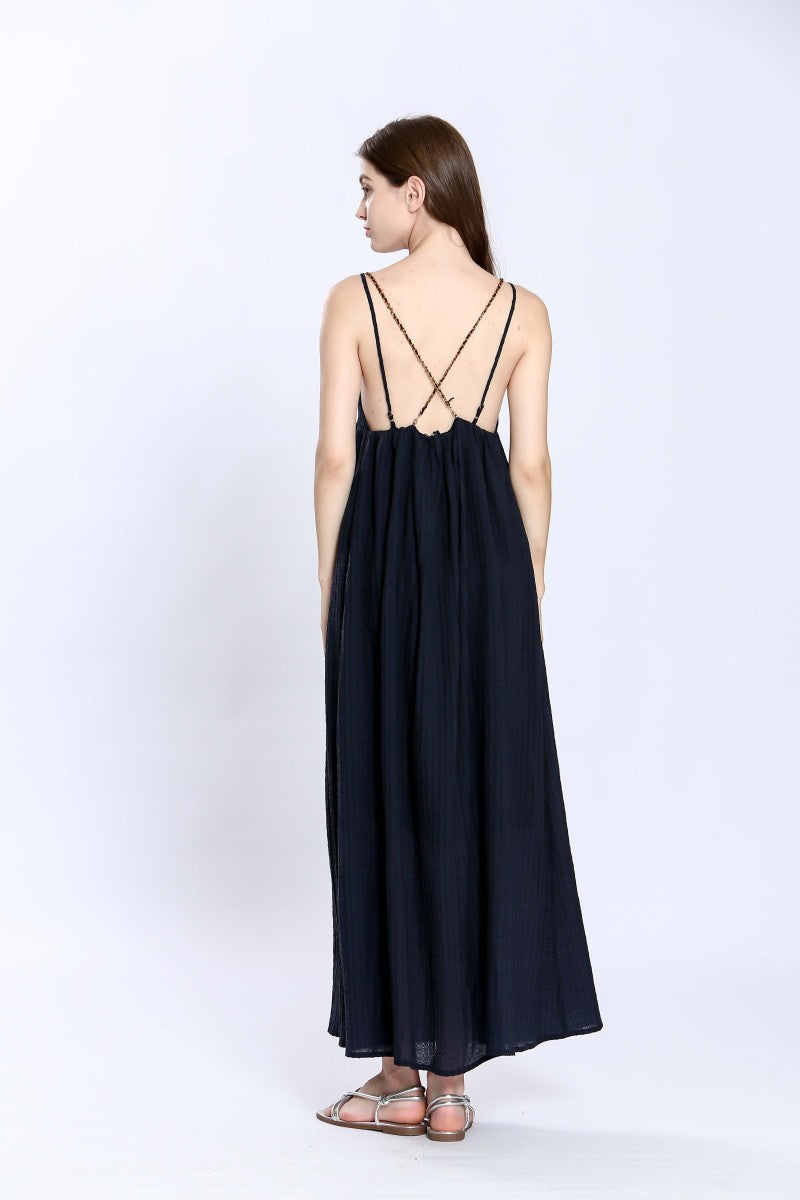 Maxi Dress with Chain Detail