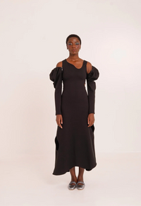 Toxic Maxi Dress with Removable Sleeves