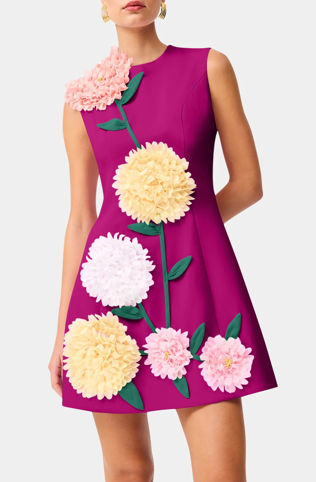 knee length dresses for ladies Buttercup Mini Dress Butter Yellow Large main image 0
