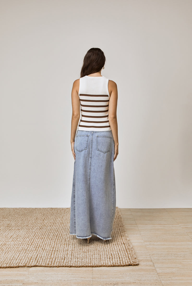 Rhythm Stripe Knit Tank