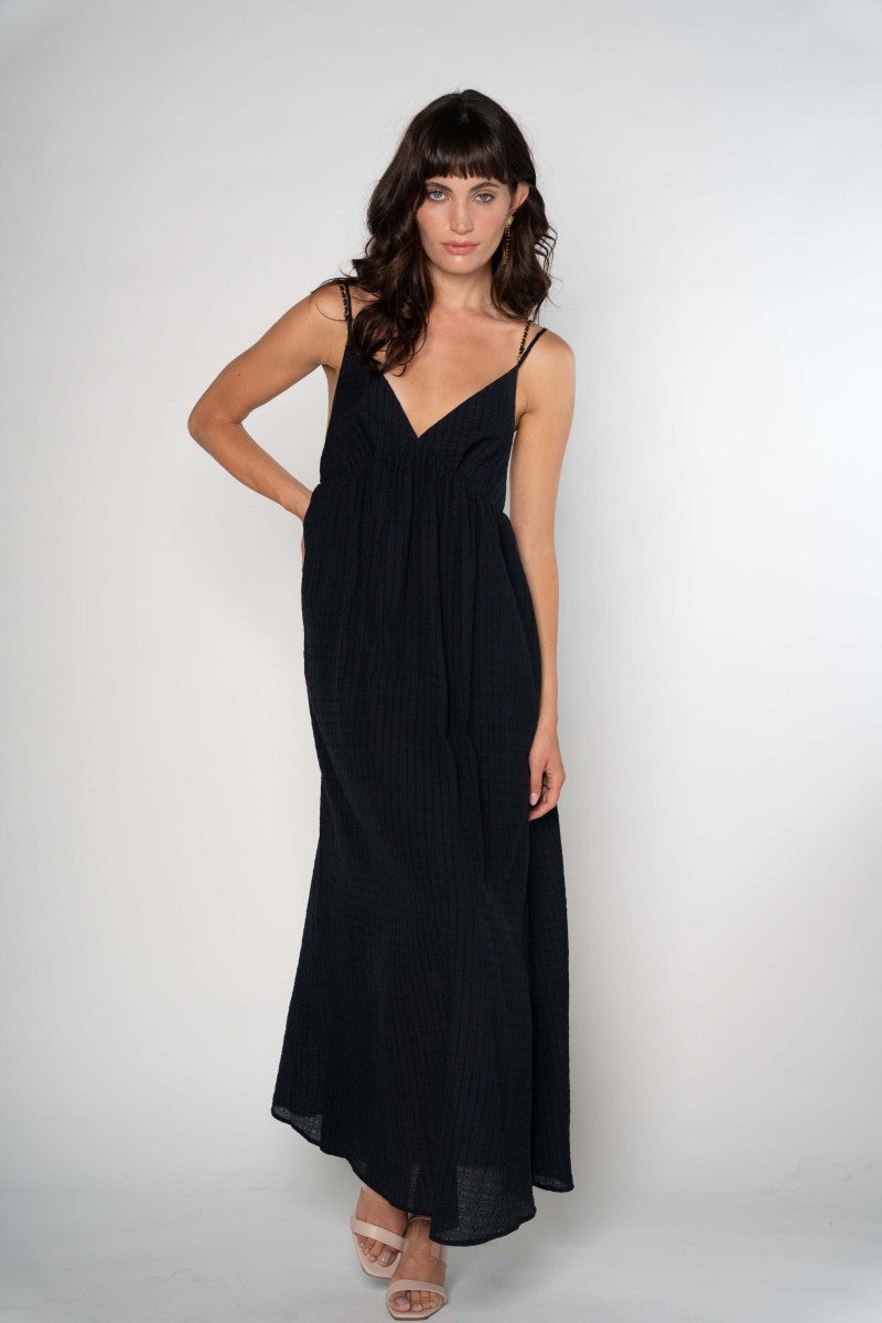 Maxi Dress with Chain Detail