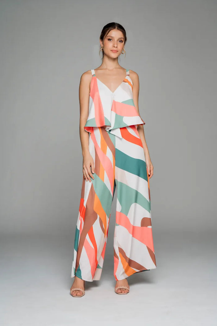 Abstract Cami Jumpsuit