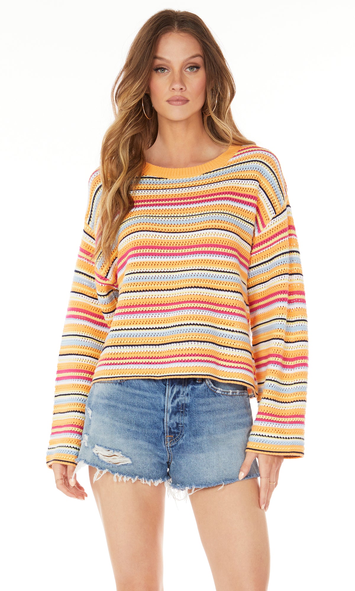 Wide Sleeve Boxy Sweater