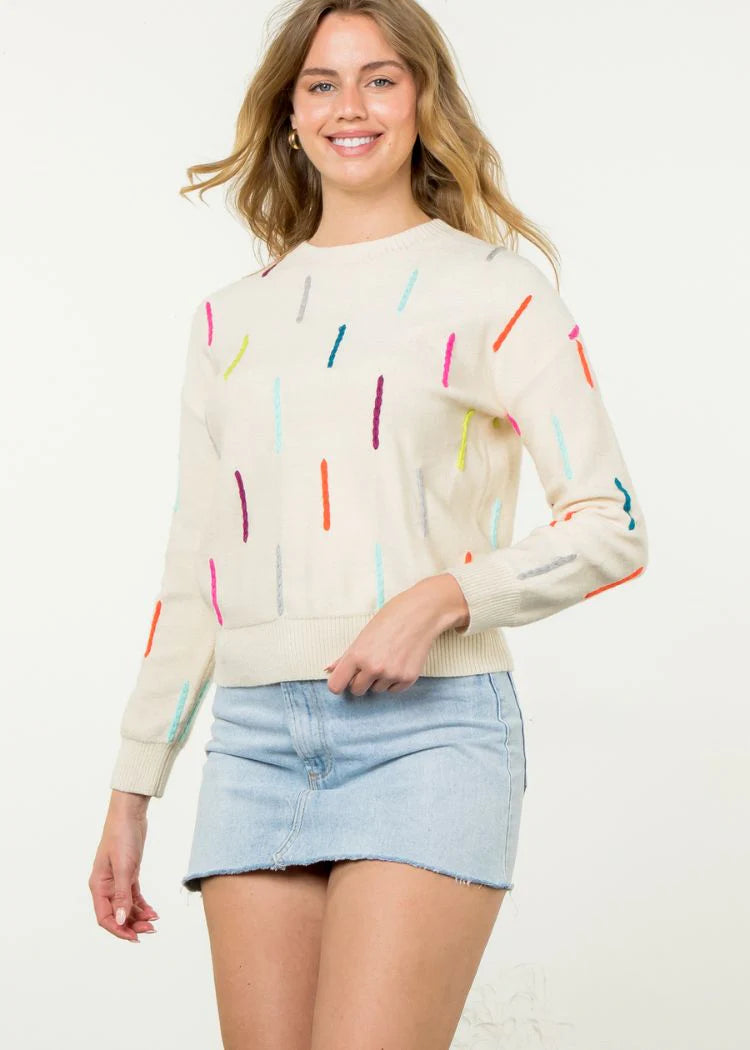 Sprinkle Knit Sweater