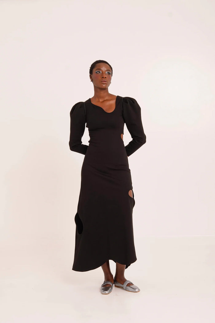 Toxic Maxi Dress with Removable Sleeves