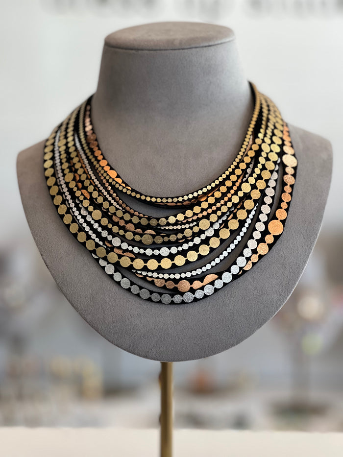 Circular Pearls Necklace