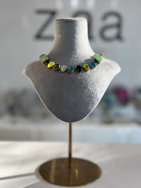 Mini Avani Necklace in Blue/Green
