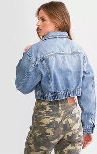 Cropped Cargo Jacket