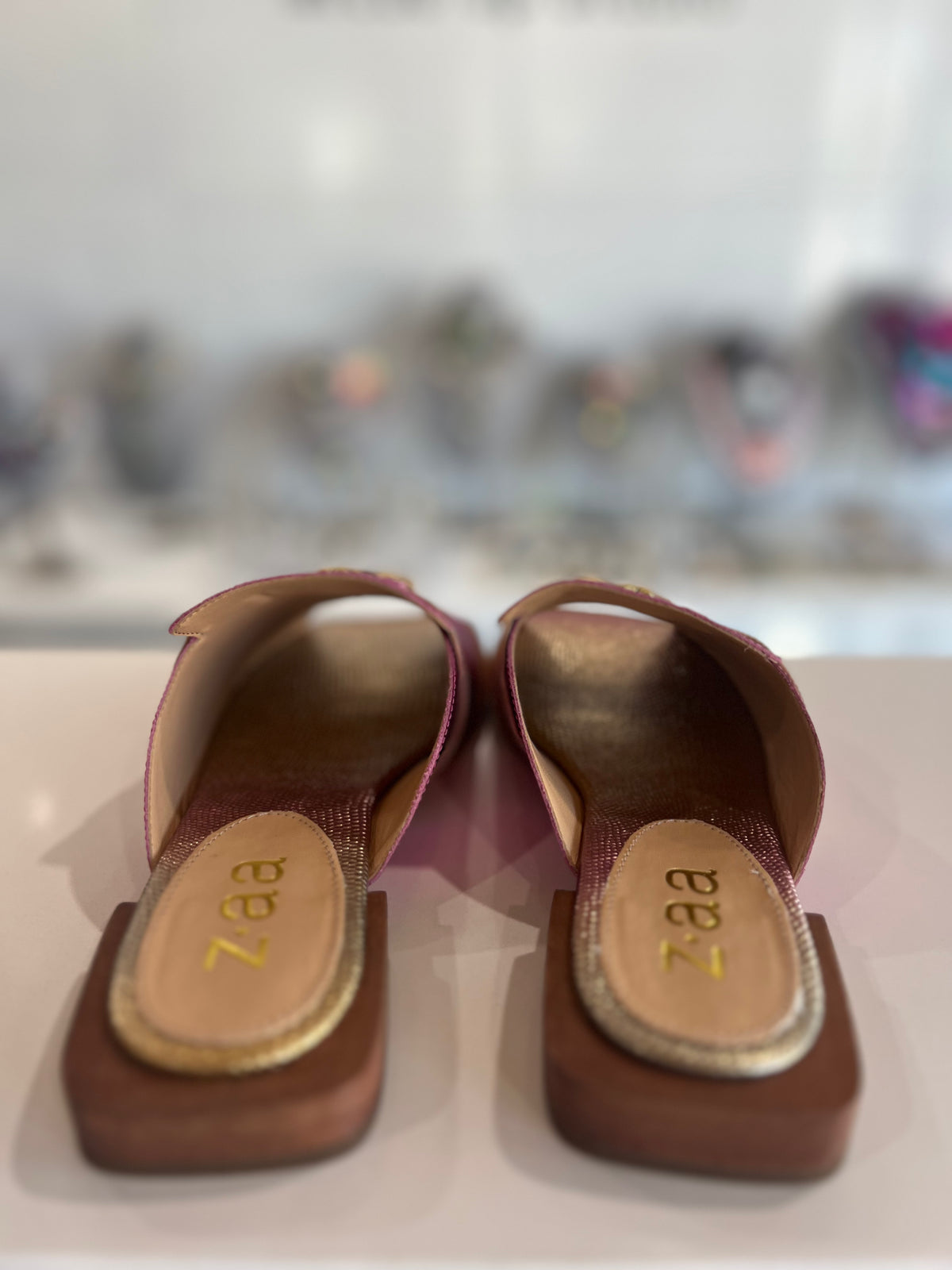 Metallic Sandal with Tassel