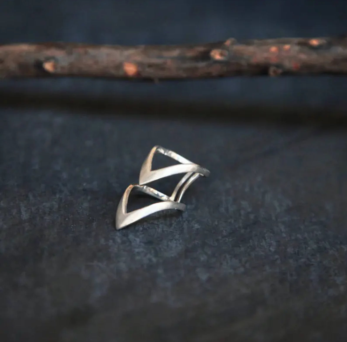 Chevron Ring (Silver)