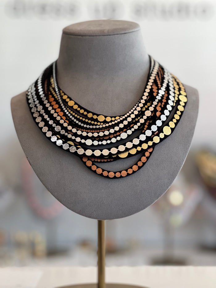 Circular Pearls Necklace