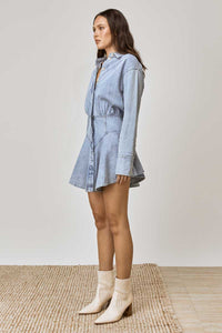 Lain Denim Shirt Dress