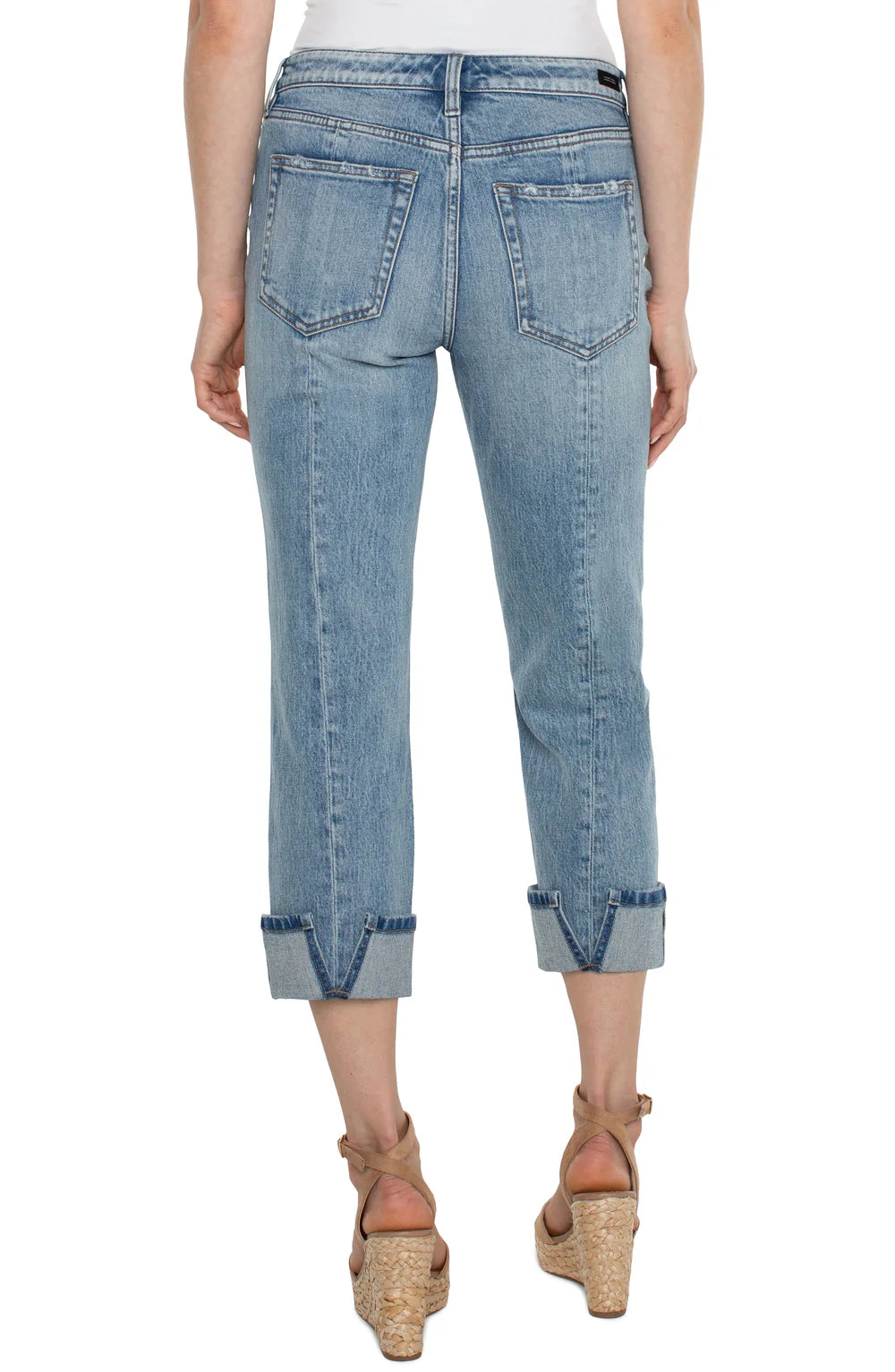 Marley Girlfriend Jeans with Cuff