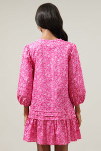 Pink Paradise Ruffle Mini Dress