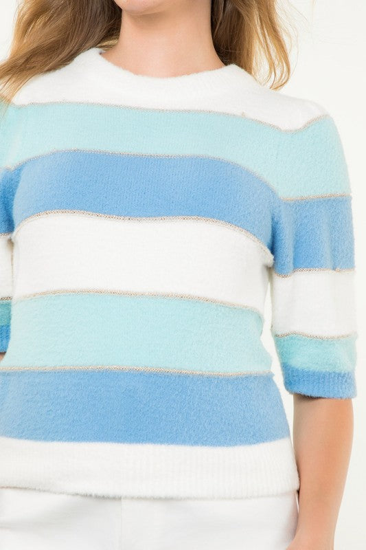 Colorblock Knit Top