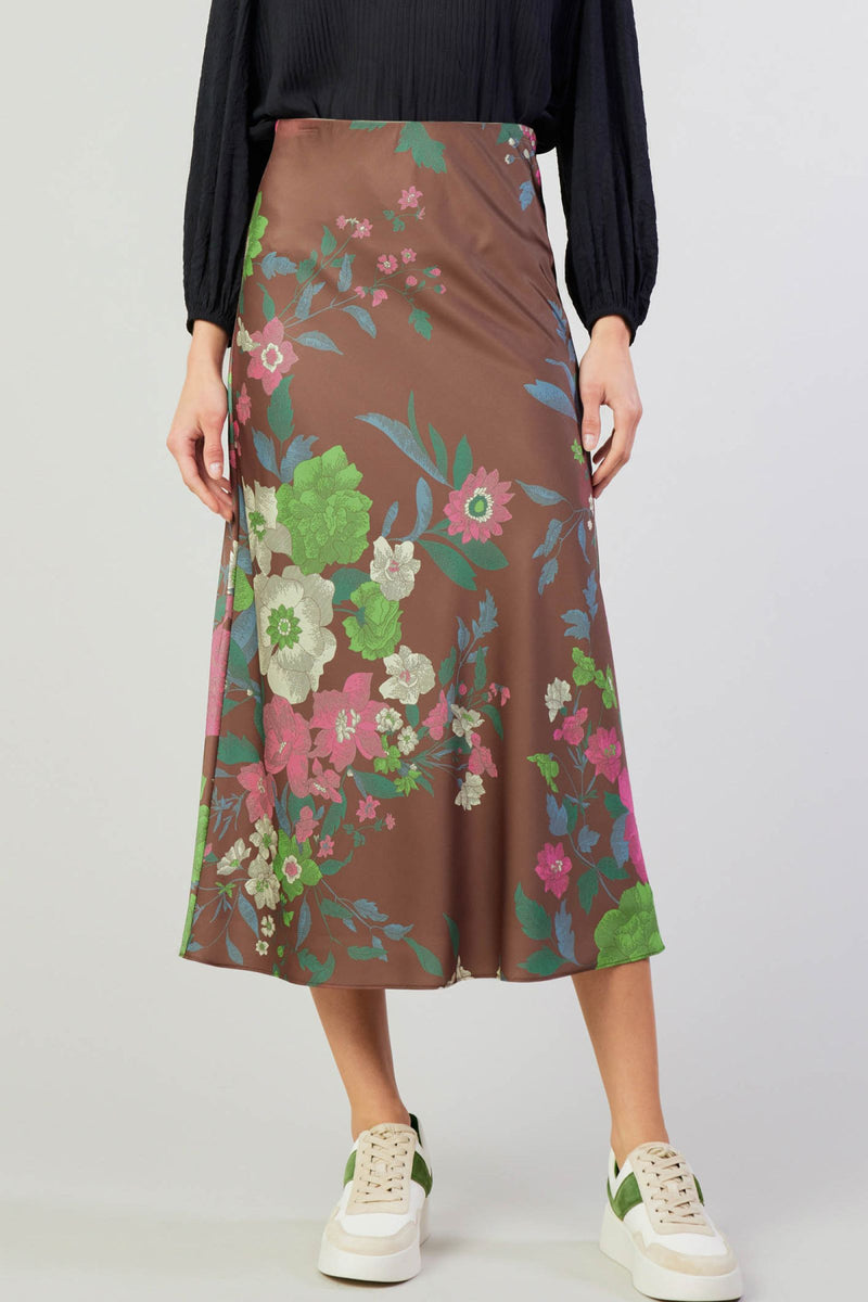 Floral Midi Skirt