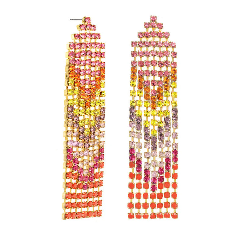 Ombre Fringe Earrings