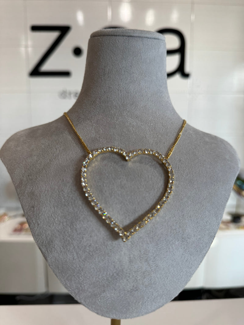 Open Heart Necklace