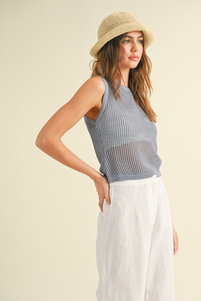 Crochet Knitted Top