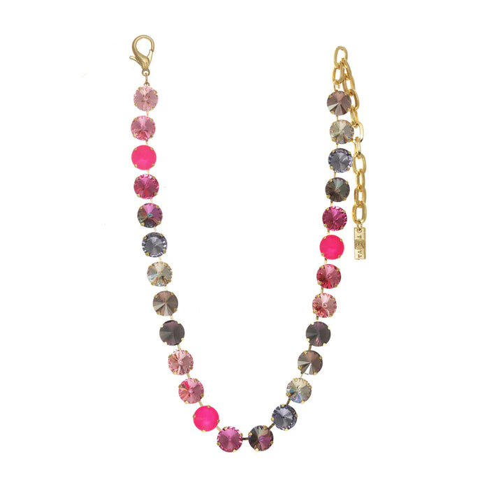 Sofia Necklace in Watermelon Pink Mix