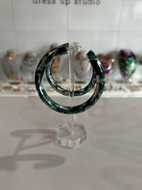 Glia Silver Hoop Earrings