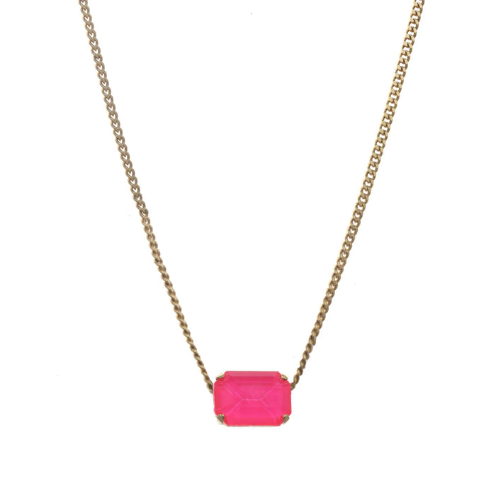 Rubin Necklace in Electric Pink