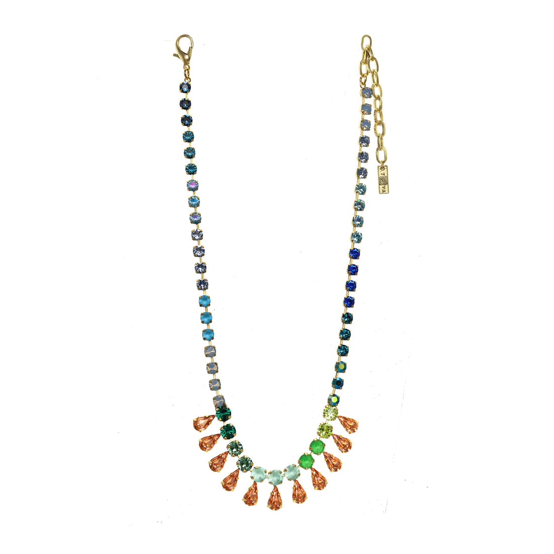 Joelle Necklace in Pastel Ombre