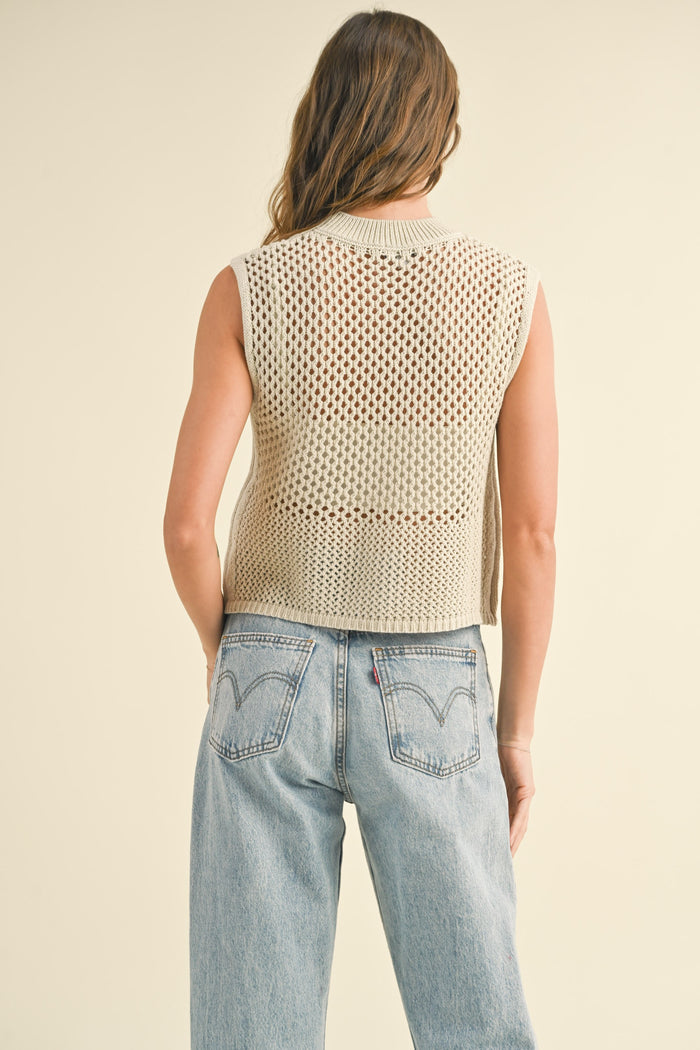 Crochet Knitted Top