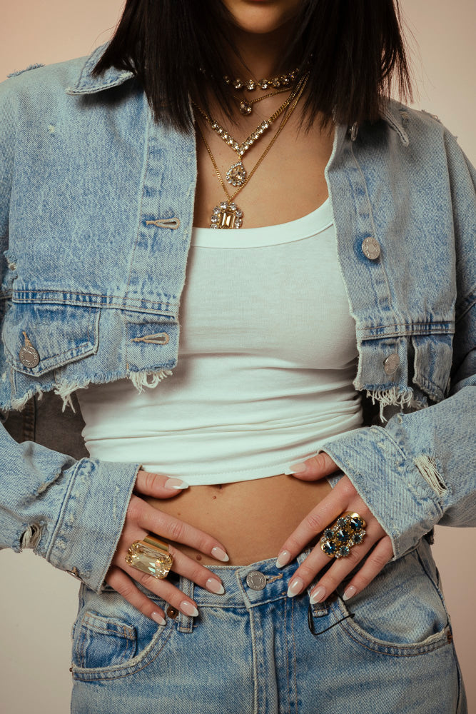Soleil Ring in Antique Gold