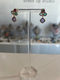 Bubble Dangle Post Earrings