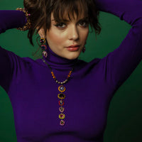 Emery Necklace in Gunmetal