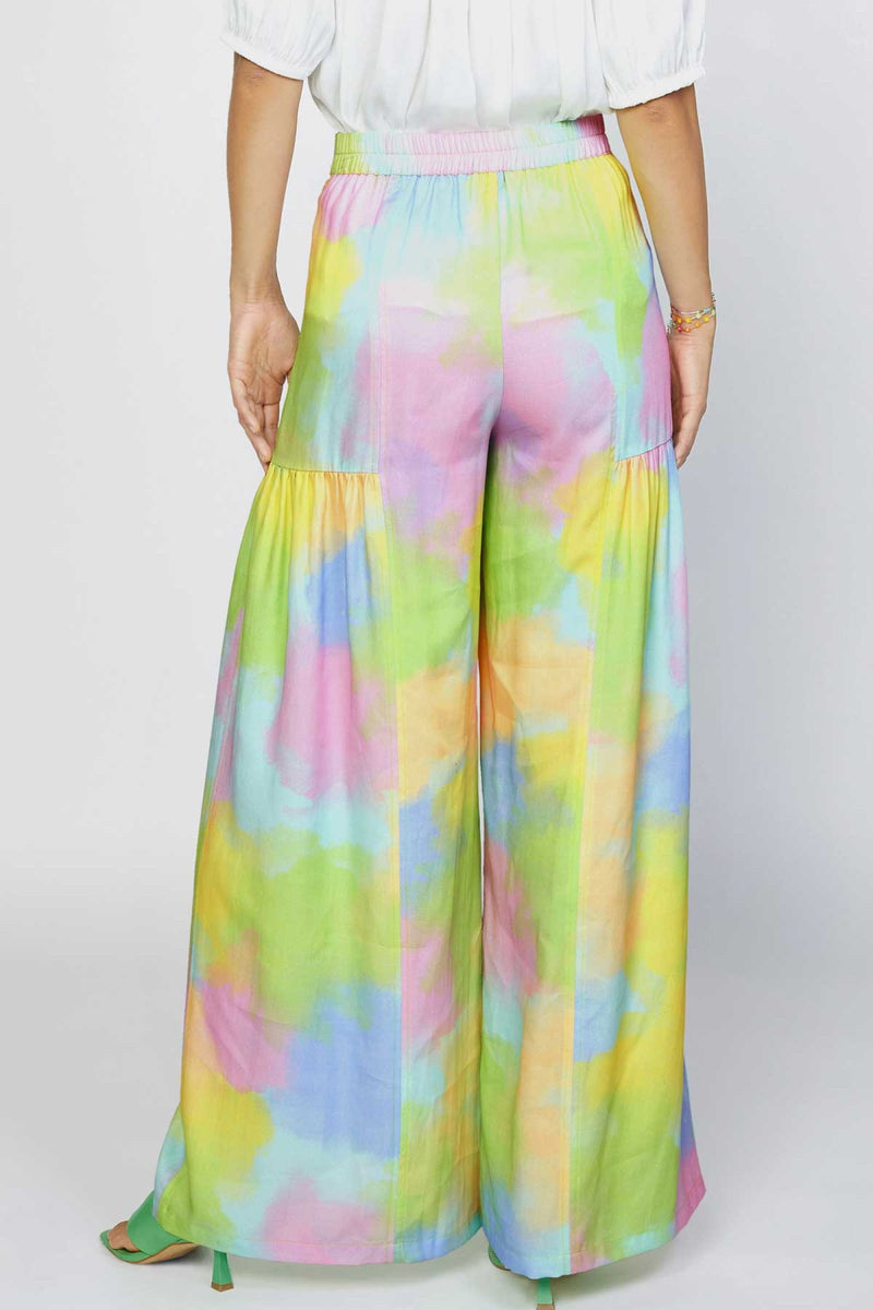 Cotton Candy Tiered Wide Leg Pants