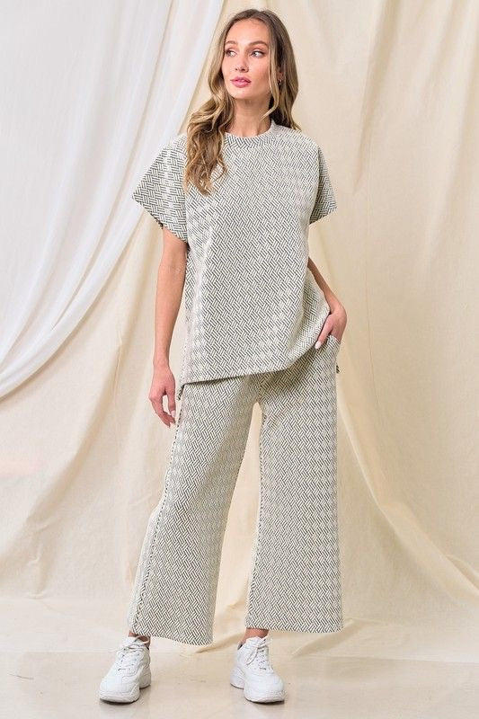 Textured Soft Pants