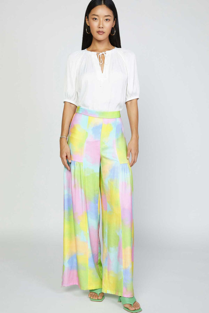 Cotton Candy Tiered Wide Leg Pants