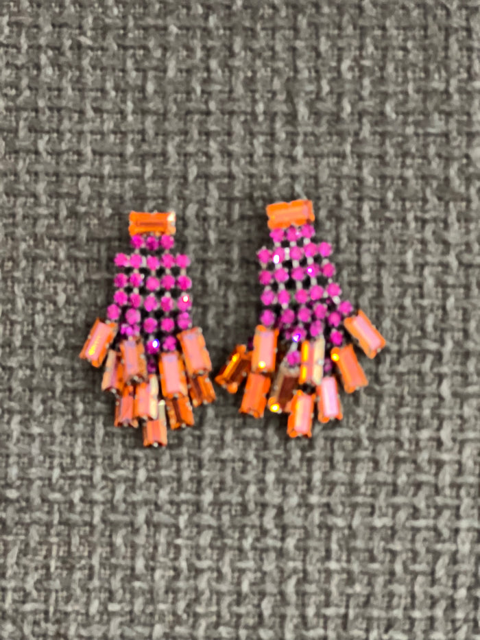 Kayla Earrings in Gunmetal