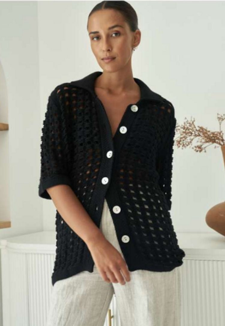 Crochet Knitted Shirt