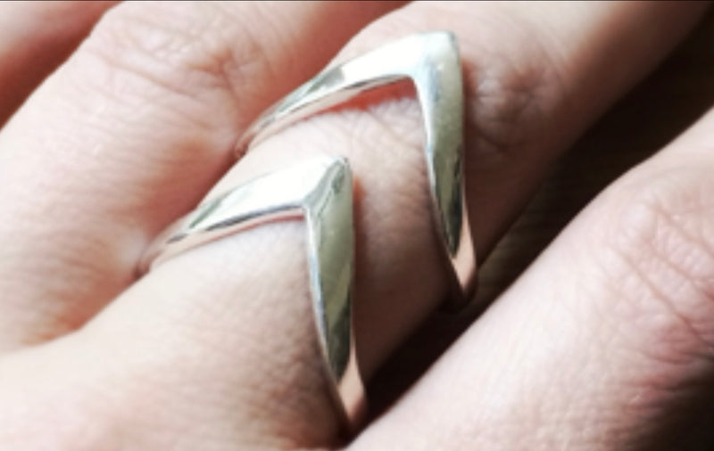 Chevron Ring (Silver)