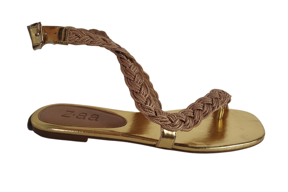 Braid Rope Gold Sandal