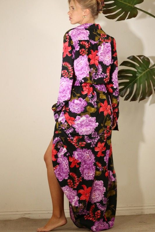 Floral Top and Skirt Set