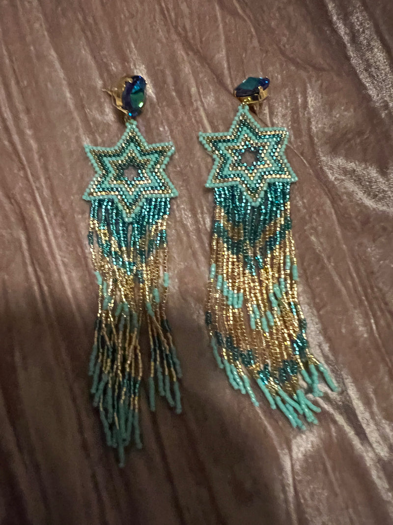 Fringe Stars Earrings